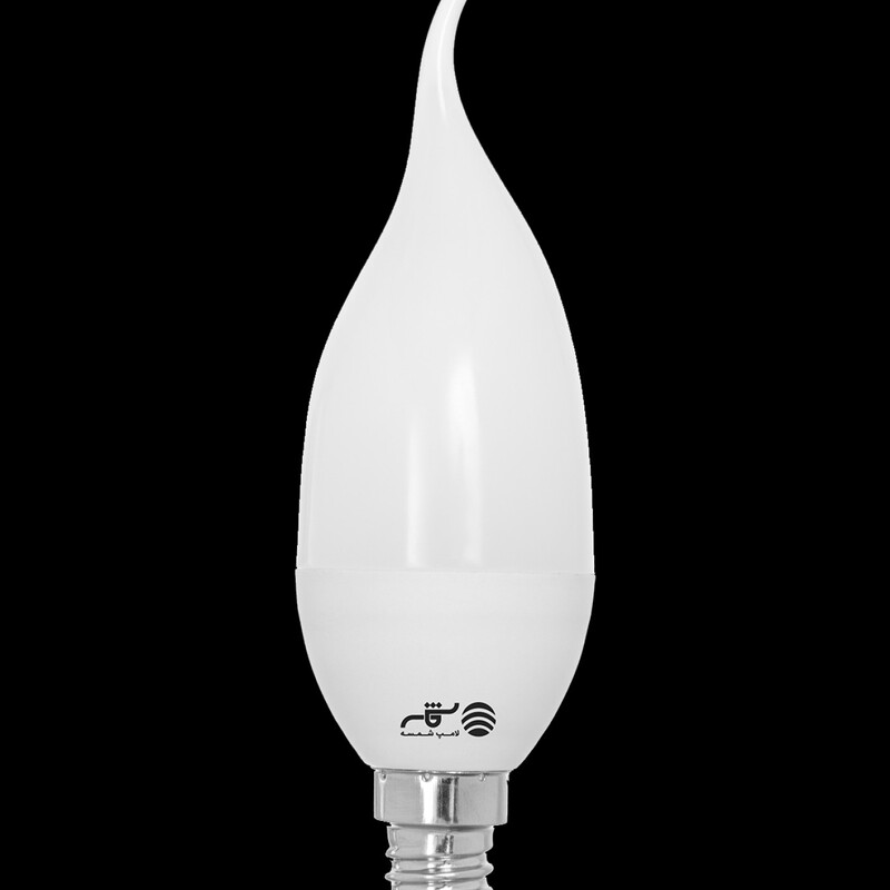 لامپال ای دی  لوستری اشکی شمعی 6 وات رنگ آفتابی و مهتابی شمسه 