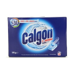 قرص جرم گیر ماشین لباسشویی کالگون calgon powerball بسته 15 عددی