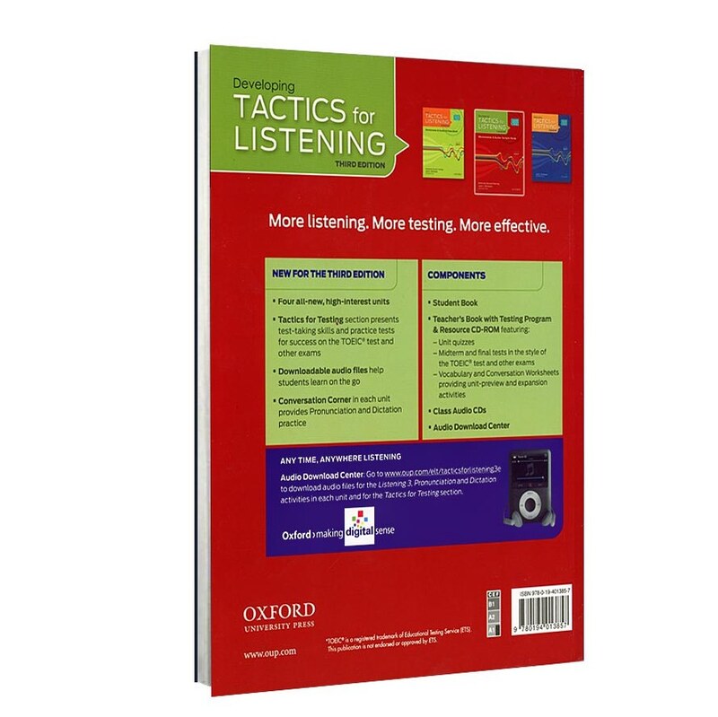 کتاب Tactics for Listening Developing ویرایش سوم