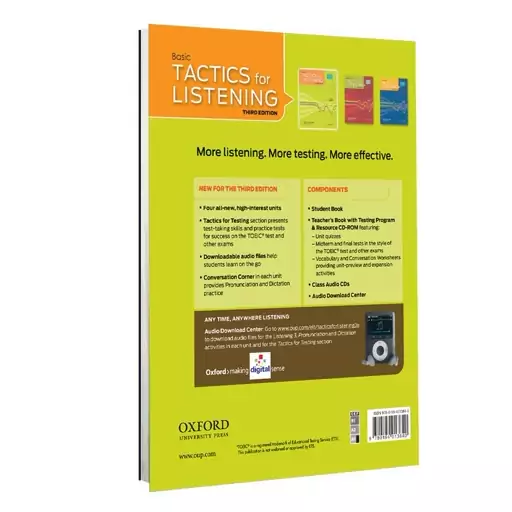 کتاب Tactics for Listening Basic ویرایش سوم