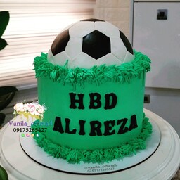 کیک تولد توپ فوتبال