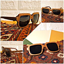 عینک کلاسیک چوبی دست ساز  SP Wood طرح دژاوو  با چوب گردو ، شیشه UV400، اسپرت(مردانه و زنانه)