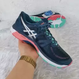 Asics women's gel kayano 23 poseidon silver on sale cockatoo