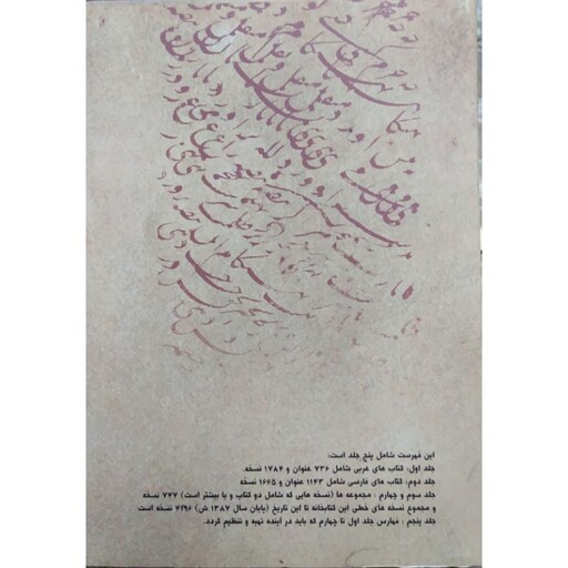 فهرست نسخه های خطی کتابخانه مسجد اعظم قم
