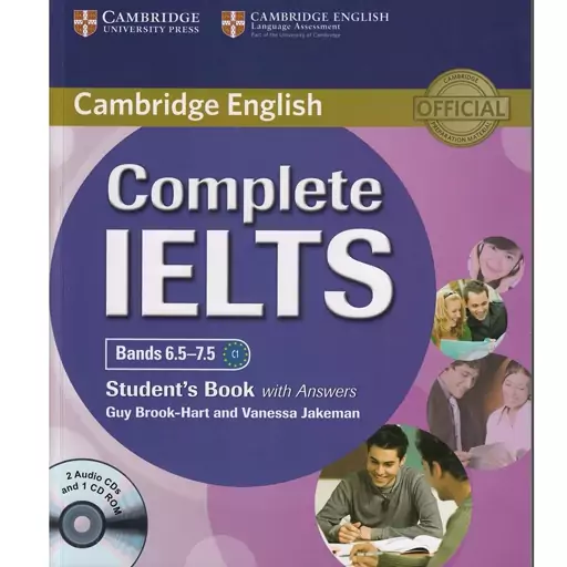 کتاب (first edition)(CD)complete ielts ( bands 6.5 - 7.5) رنگی (چاپ اصلی و غیر دیجیتال)