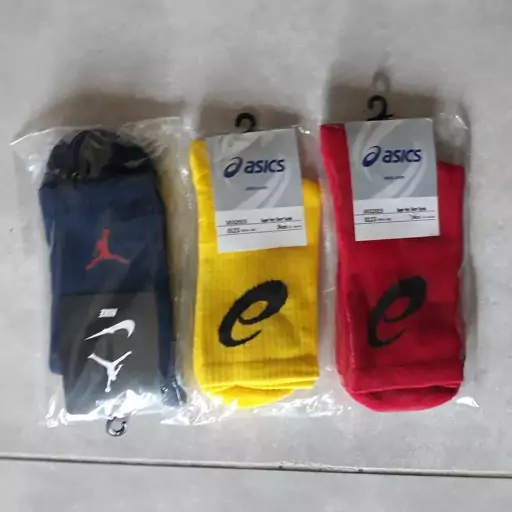 جوراب مرداه والیبال کف حوله ایی asics