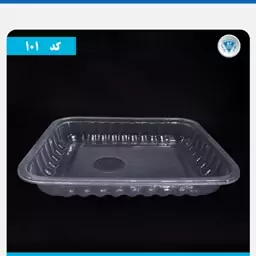 دیس یکبارمصرف مناسب بسته بندی پروتئین و سبزیجات کارتن 100 عددی در دو رنگ شفاف و مشکی