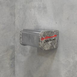 جادستمال توالت کاوردار هارمونی مدل آوا رنگ ماربل طوسی کروم (ارسال رایگان) 