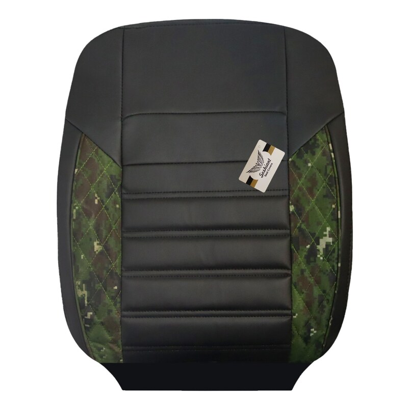 روکش صندلی چرم سوشیانت مدل چریک ارتشی مناسب برای پژو 206 و 207