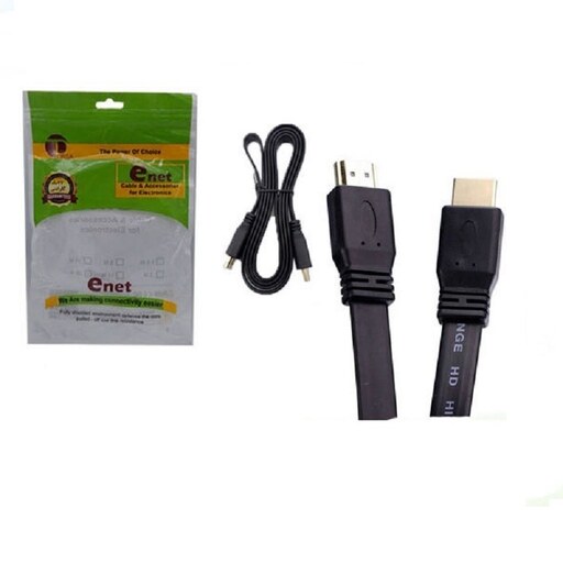 کابل 1.5 متری HDMI فلت با کیفیت enet