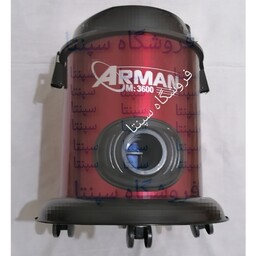 جاروبرقی  ارمان با موتور گلدیران (  جارو سطلی  )(       جاروبرقی سطلی        ) بدون لوله استیل برس خرطومی و زانویی