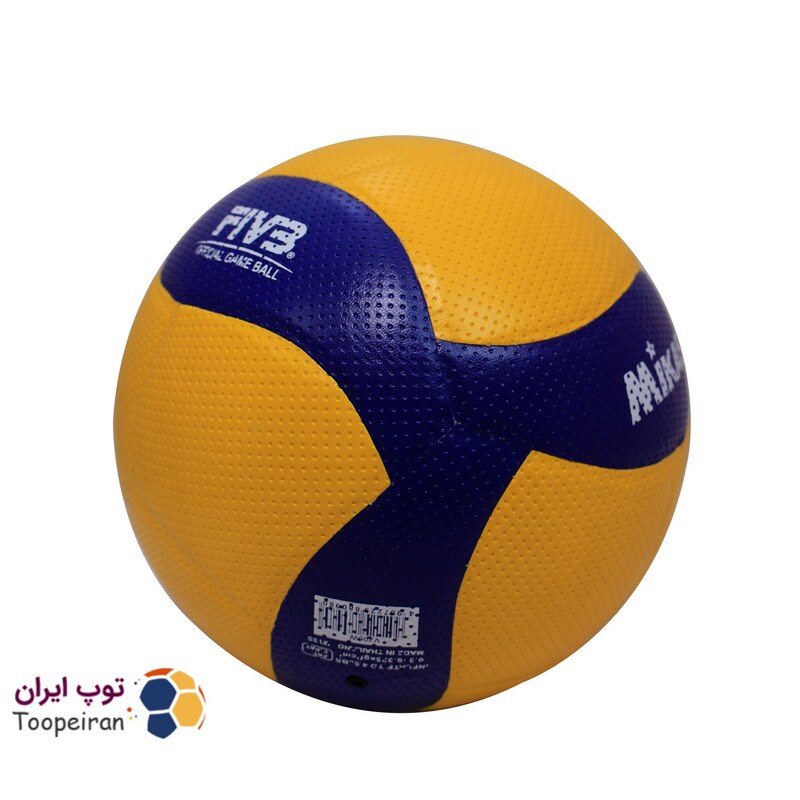 توپ والیبال میکاسا مدل v200w نوع پرس رویه چرمی