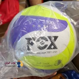 توپ والیبال طرح فاکس FOX سایز5