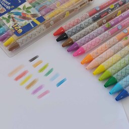 مداد رنگی 12 رنگ اتودی - مداد رنگی فشاری لانتو