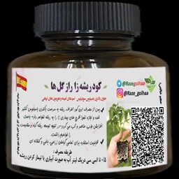 کود ریشه زا راز گل ها(حاوی باکتری باسیلوس) حجم 30 میلی لیتر