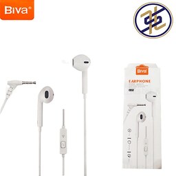 هندزفری بیوا -سفید-Biva BH-09 in-ear Wired Earphones