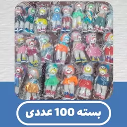 100 عدد  عروسک روسی - ابعاد 25 سانتی متر - عروسک دخترانه  - اسباب بازی بچگانه - پخش سپیدار 