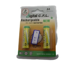 باتری قلمی قابل شارژ cfl 1100 بسته پنج عددی فروش عمده باتری الکتوبکا کد 133