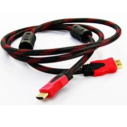 کابل HDMI برند Enet طول 5 متر سیاه قرمز