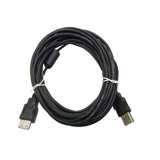 کابل افزایش طول 2.0 USB طول 5 متری Dnet سیاه