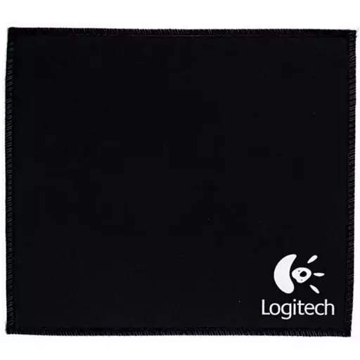 موس پد برند Logitech دور دوخت رنگ سیاه 20 در 23 سانتی متر