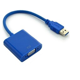 تبدیل USB 3.0 به VGA  آبی