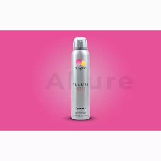 اسپری خوشبوکننده بدن کریشن آیریس مدل آلور  هوم اسپرت Allure Homme sport