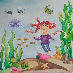 تابلو نقاشی اتاق کودک با طرح های متنوع 