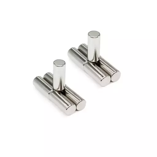 آهن ربا مدل نئودیمیوم استوانه C4x10mm بسته 10 عددی