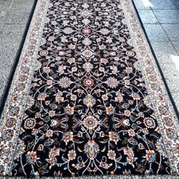  فرش کناره متری طرح  افشان سرمه ای  500شانه تراکم1200( طرح 700)، فرش راهرویی ، در ابعاد مورد نظر مشتری 