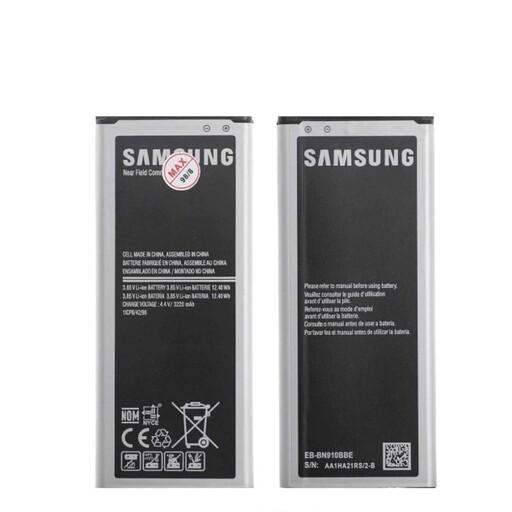 باتری موبایل سامسونگ مدل EB-BN910BBE اورجینال با ظرفیت 3220 میلی آمپر ساعت سلول کره ای مناسب برای گوشی Samsung Galaxy No