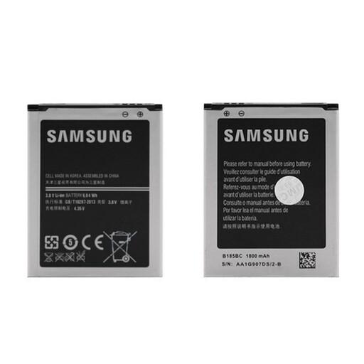 باتری موبایل سامسونگ مدل B185BC اورجینال با ظرفیت 1800 میلی آمپر ساعت سلول کره ای مناسب برای گوشی Sumsung Galaxy Core Pl