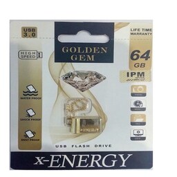  فلش مموری ایکس-انرژی مدل GOLDEN GEM ظرفیت 64 گیگابایت USB3.0