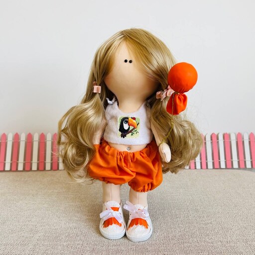 عروسک روسی دختر مو قشنگ سولینا کدA174