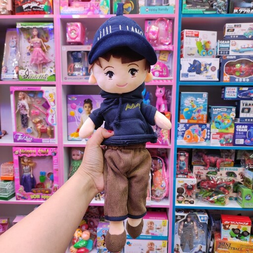 عروسک پولیشی پسر لباس سرمه ای خارجی قبل از ثبت موجودی بگیرید 