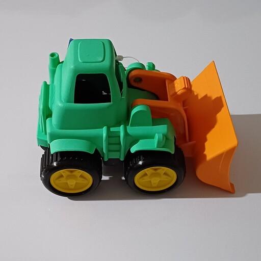ماشین لودر یا  کامیون نشکن اسباب بازی کودک برند زینگو مناسب برای کودک و خردسال 