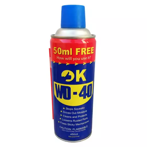 اسپری روان کننده و زنگ بر اوکی مدل WD-40 کد SUB حجم 450 میلی لیتر بسته 3 عددی