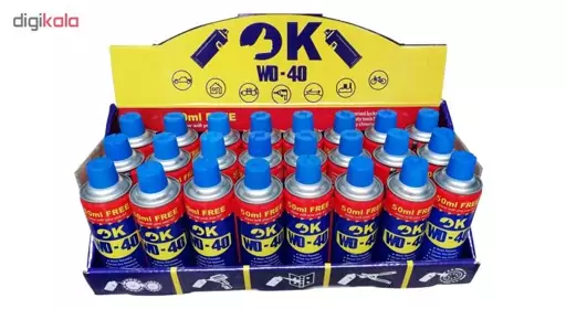 اسپری روان کننده اوکی مدل WD-40 حجم 450 میلی لیتر بسته 24 عددی