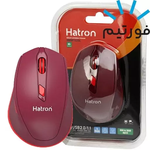 ماوس وایرلس HMW122SL بنفش Hatron