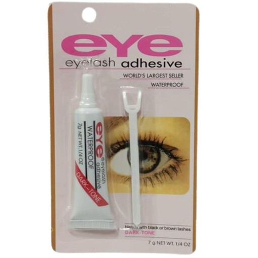  چسب مژه مصنوعی تیوپ 7 گرمی مشکی اصلی ماندگاری بالا  چسب کاشت موقت eye چسب مژه مصنوعی چسبمژه ریسه ای مژه فیشر  کاشت مژه