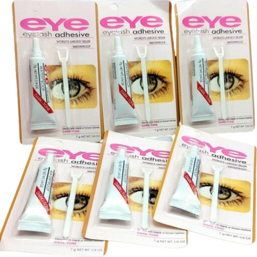  چسب مژه مصنوعی تیوپ 7 گرمی مشکی اصلی ماندگاری بالا  چسب کاشت موقت eye چسب مژه مصنوعی چسبمژه ریسه ای مژه فیشر  کاشت مژه