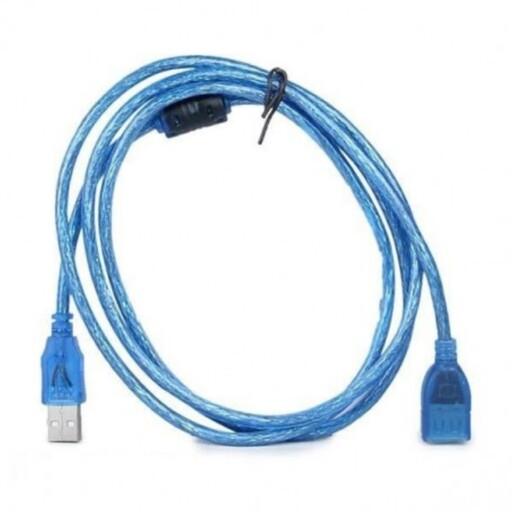 کابل افزایش طول USB 2.0 شیلد دار رنگ آبی 