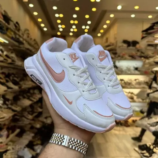 کتونی نایک دخترانه زنانه کفش ونس اسپرت اسپورت مشکی سفید نایکی NIKE لژدار لژ دار شیک طبی سبک راحت راحتی ورزشی