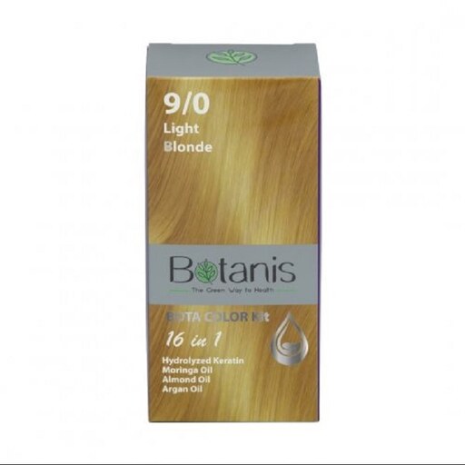 کیت رنگ مو بوتانیس شماره 9 رنگ بلوند روشن
