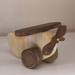 اسباب بازی هواپیما  چوبی    کار دست  مناسب برای هدیه و   سیسمونی