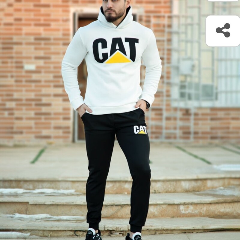 ست سویشرت و شلوار مردانه مدل cat