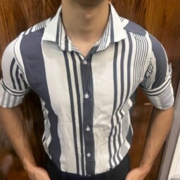 پیراهن های راه راه اسپرت جدید آستین بلند مردانه تولید مجموعه اورجینال دیلم 