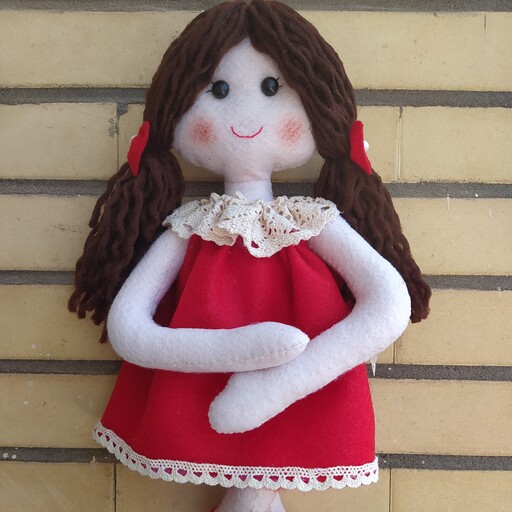 عروسک نگهدارنده دستمال رولی نمدی