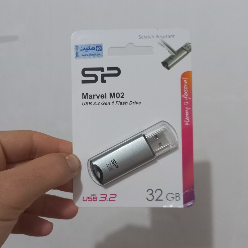 فلش مموری سیلیکون پاور(SP) مدل USB3.2 MARVEL M02 32GB