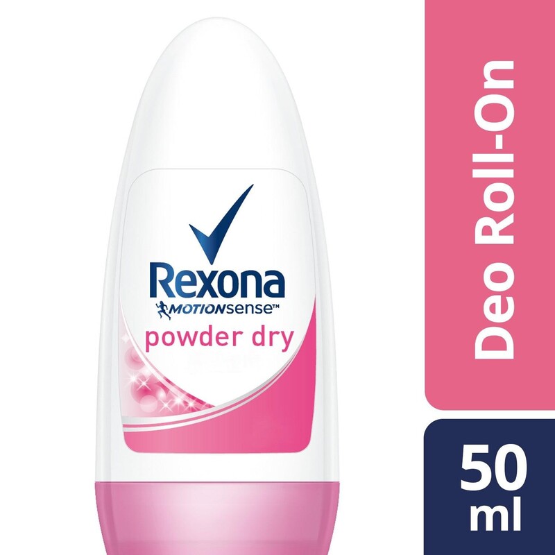 مام رولی رکسونا Rexona powder dry حجم 50 میلی لیتر مناسب بانوان 